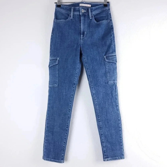 Levi's Women's 721 Skinny Utility Ankle Jeans 27 - Picture 1 of 9
